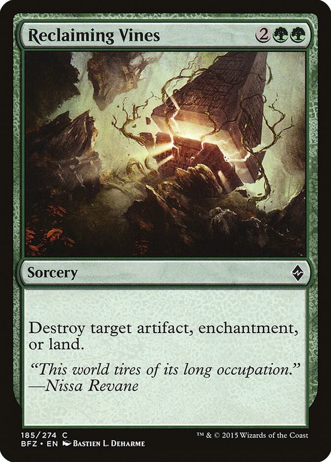 Reclaiming Vines [Battle for Zendikar] 185