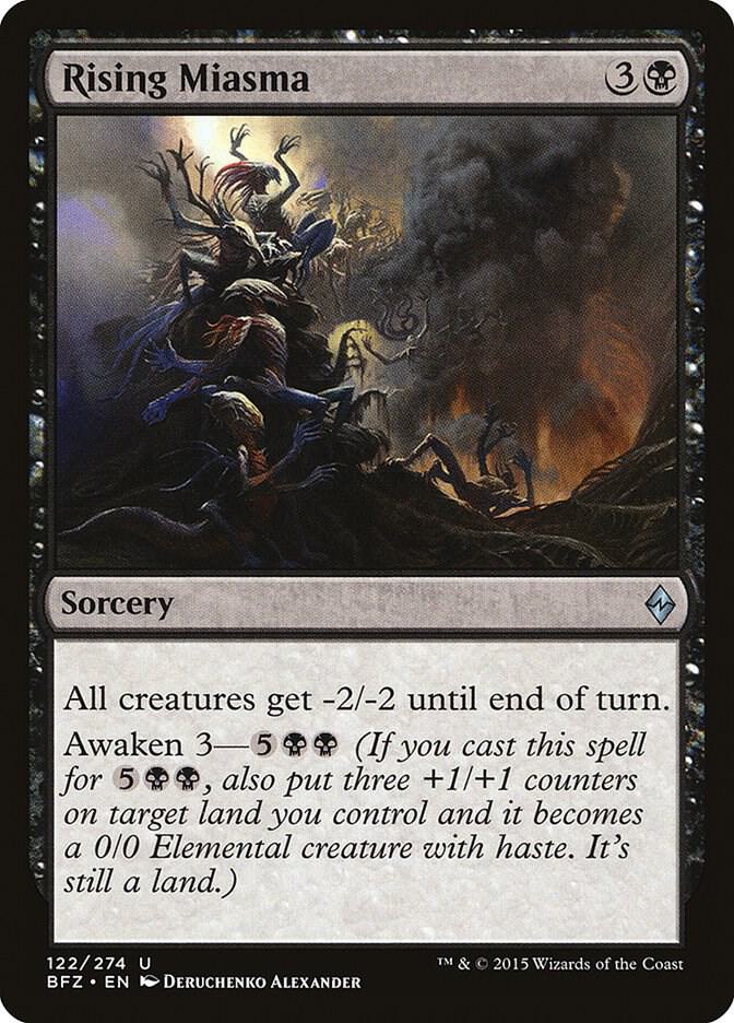 Rising Miasma [Battle for Zendikar] 122