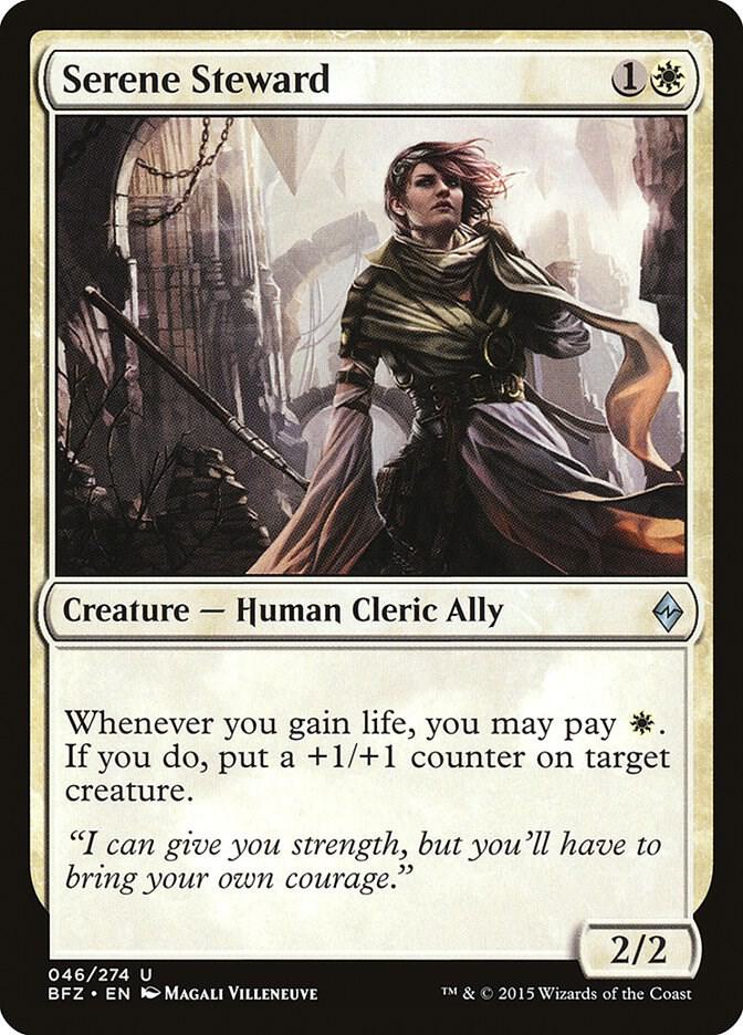 Serene Steward [Battle for Zendikar] 46
