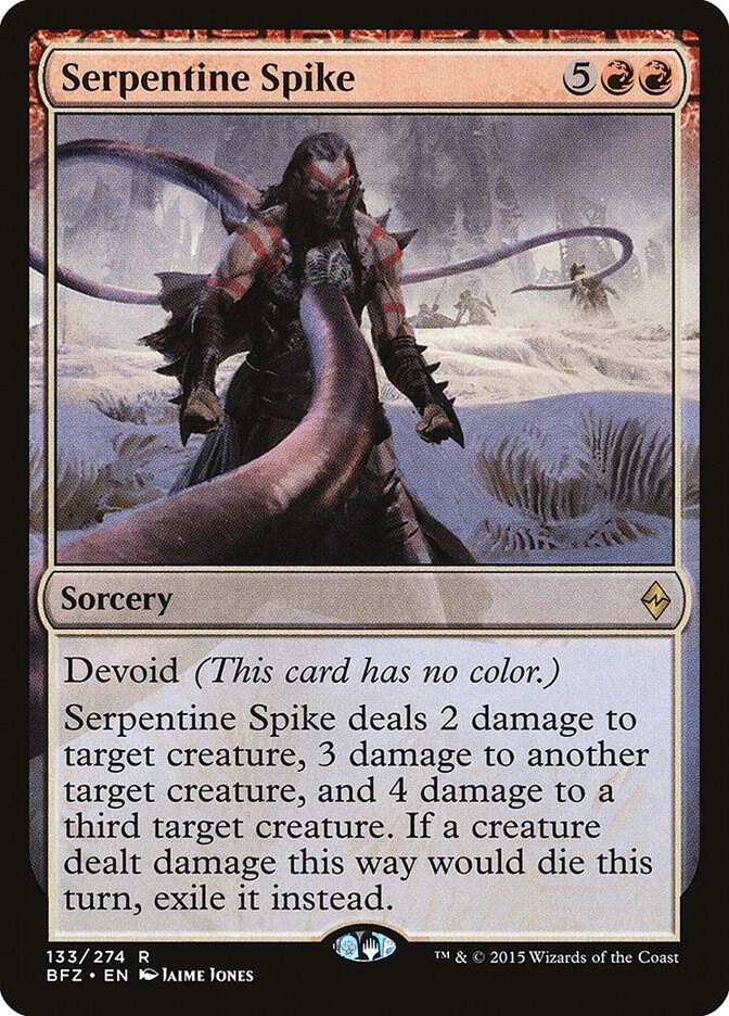 Serpentine Spike [Battle for Zendikar] 133