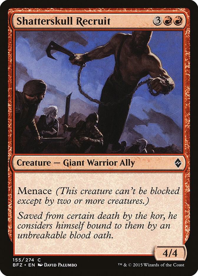 Shatterskull Recruit [Battle for Zendikar] 155