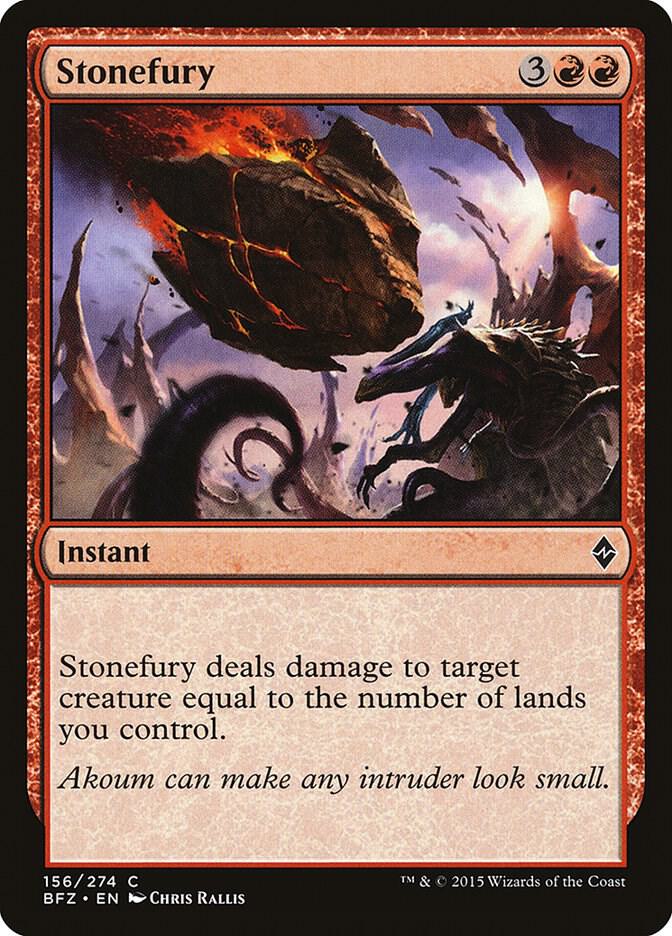 Stonefury [Battle for Zendikar] 156