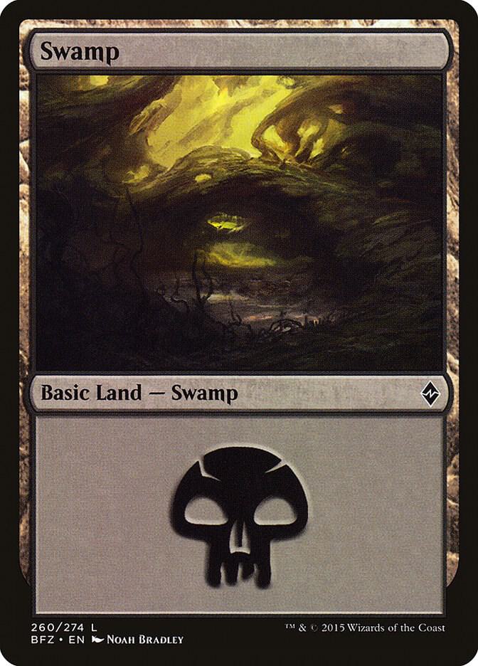 Swamp (260) [Battle for Zendikar] 260