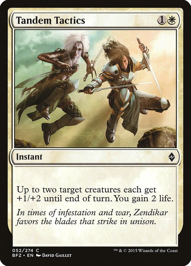 Tandem Tactics [Battle for Zendikar] 52