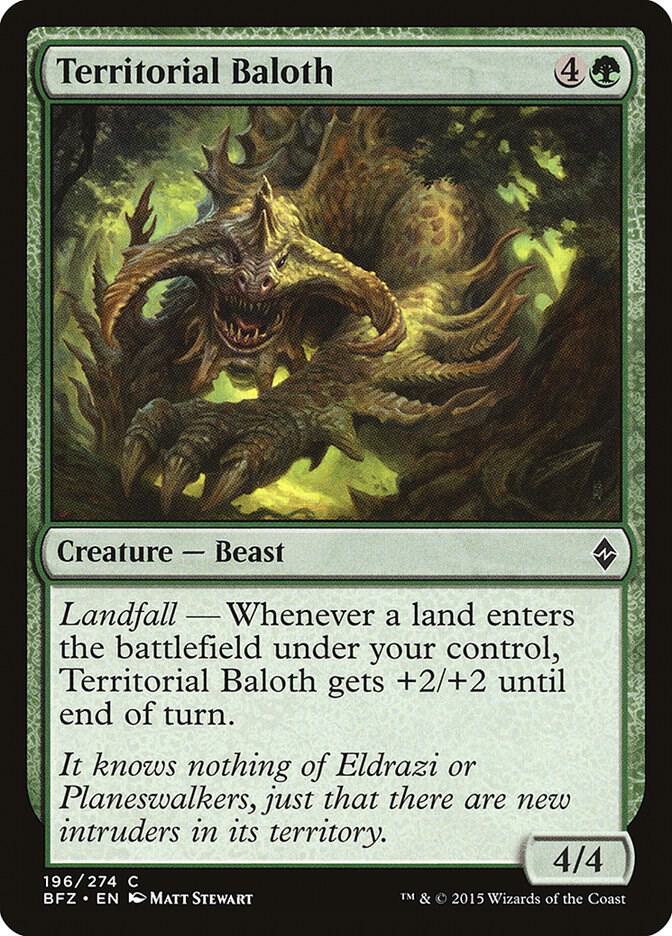 Territorial Baloth [Battle for Zendikar] 196