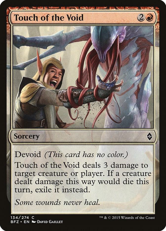 Touch of the Void [Battle for Zendikar] 134