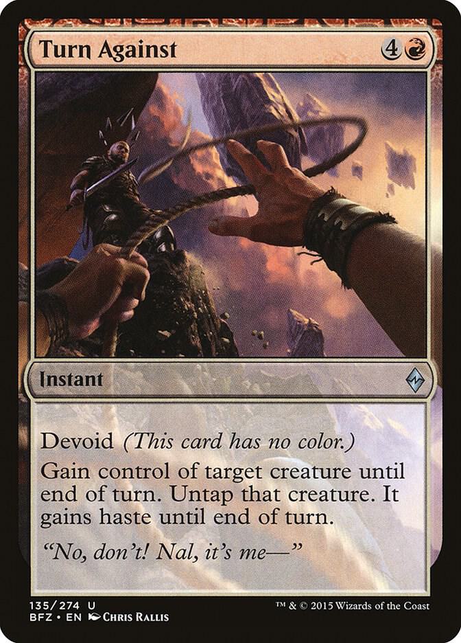 Turn Against [Battle for Zendikar] 135