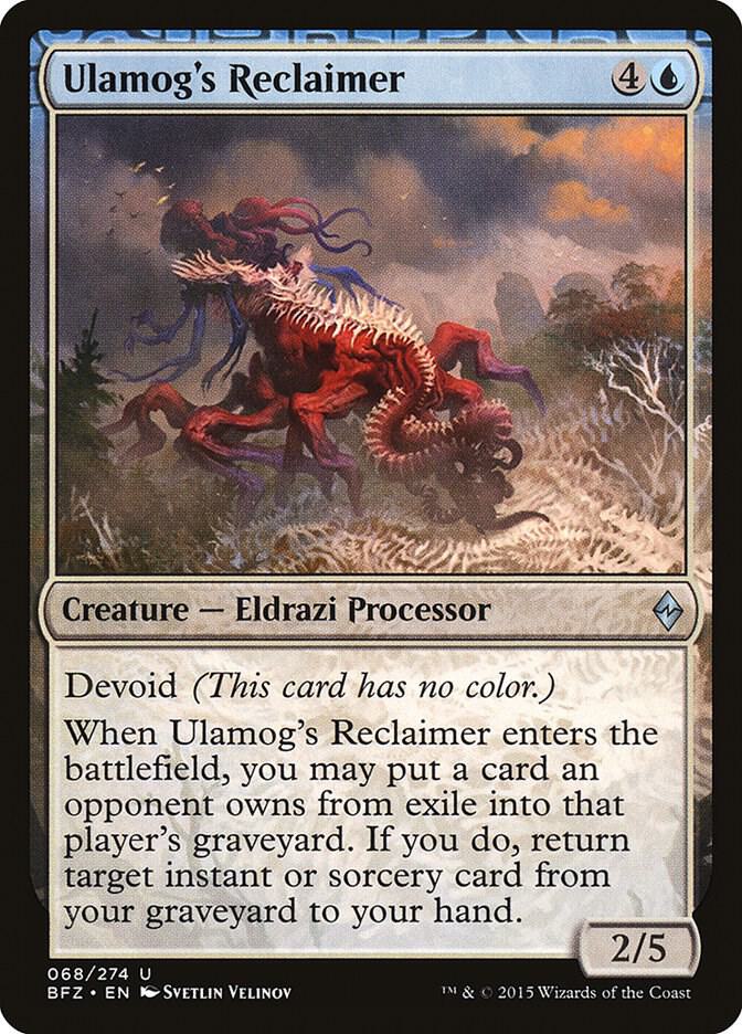 Ulamog's Reclaimer [Battle for Zendikar] 68