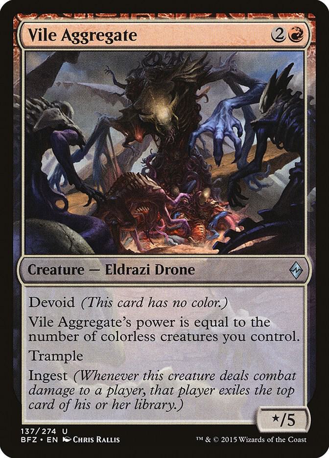Vile Aggregate [Battle for Zendikar] 137