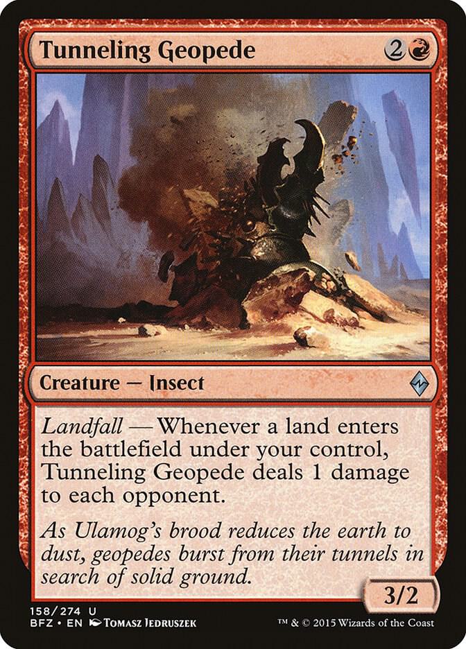 Tunneling Geopede [Battle for Zendikar] 158