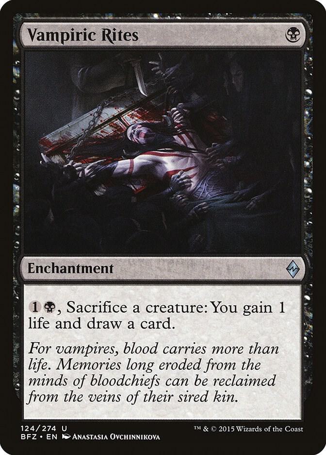 Vampiric Rites [Battle for Zendikar] 124