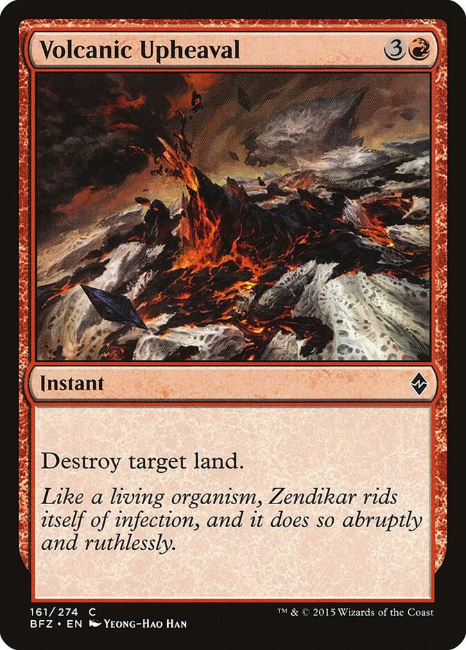 Volcanic Upheaval [Battle for Zendikar] 161