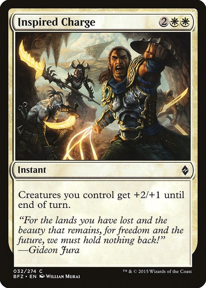 Inspired Charge [Battle for Zendikar] 32