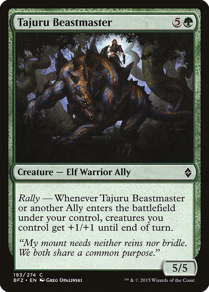Tajuru Beastmaster [Battle for Zendikar] 193