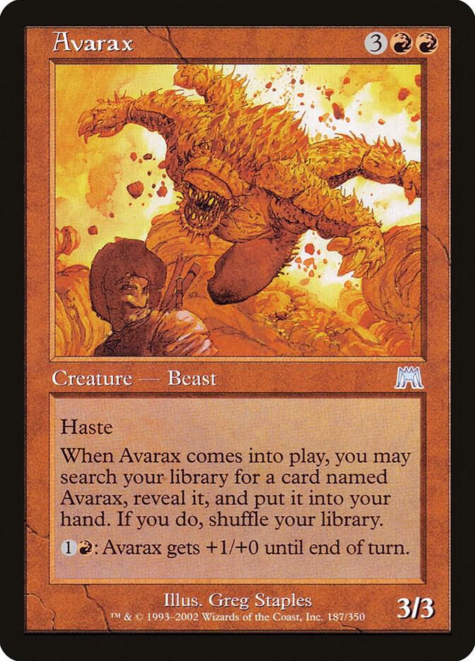 Avarax [Onslaught] 187