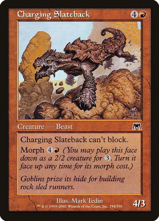 Charging Slateback [Onslaught] 194