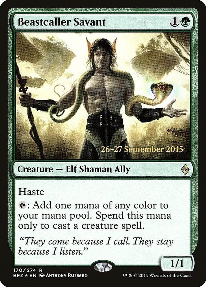 Beastcaller Savant [Prerelease Cards] 170
