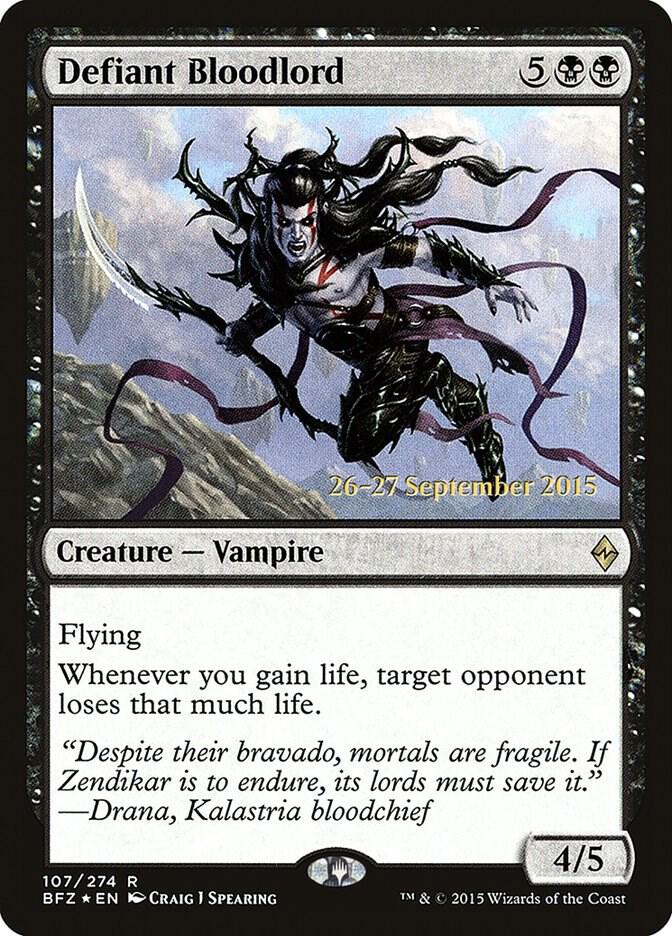 Defiant Bloodlord [Prerelease Cards] 107