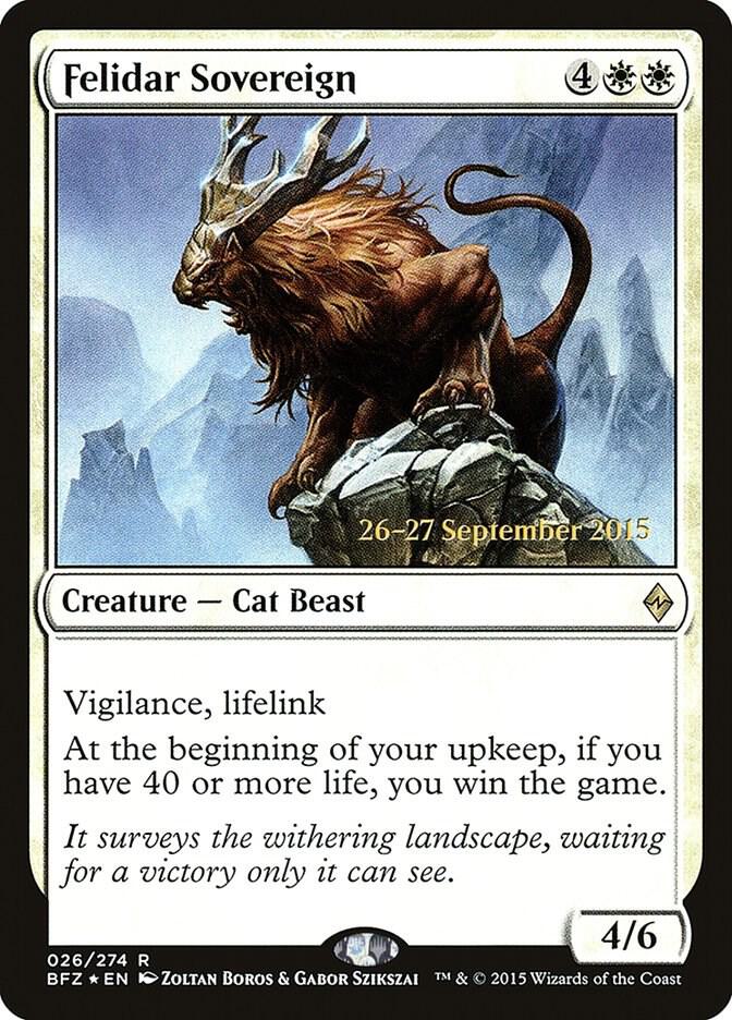Felidar Sovereign [Prerelease Cards] 26