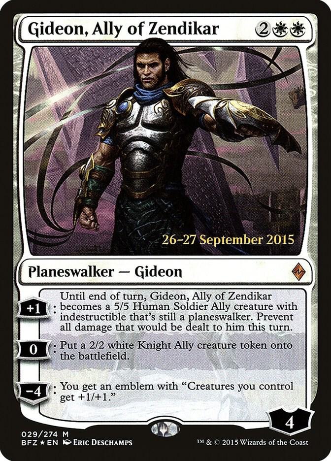 Gideon, Ally of Zendikar [Prerelease Cards] 29