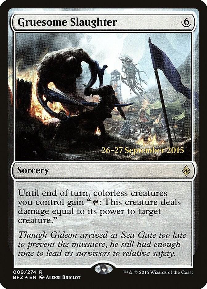 Gruesome Slaughter [Prerelease Cards] 9