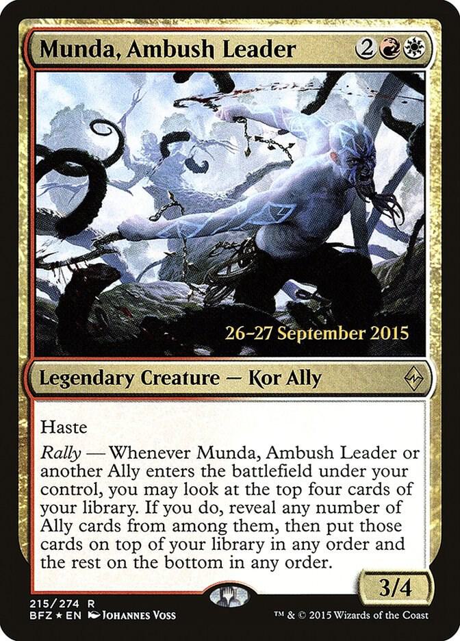 Munda, Ambush Leader [Prerelease Cards] 215