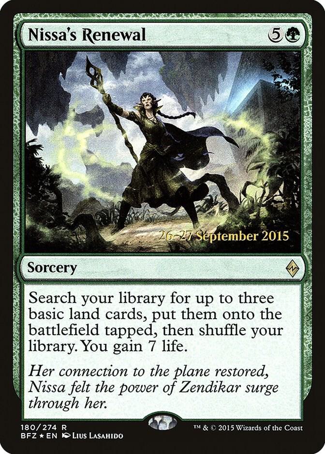 Nissa's Renewal [Prerelease Cards] 180