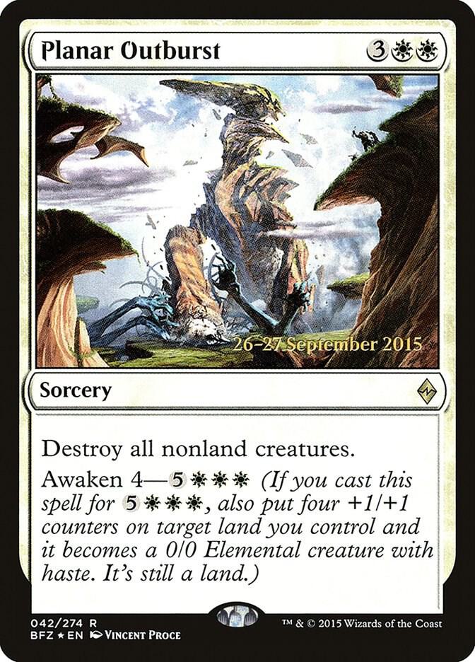 Planar Outburst [Prerelease Cards] 42