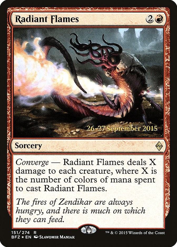 Radiant Flames [Prerelease Cards] 151