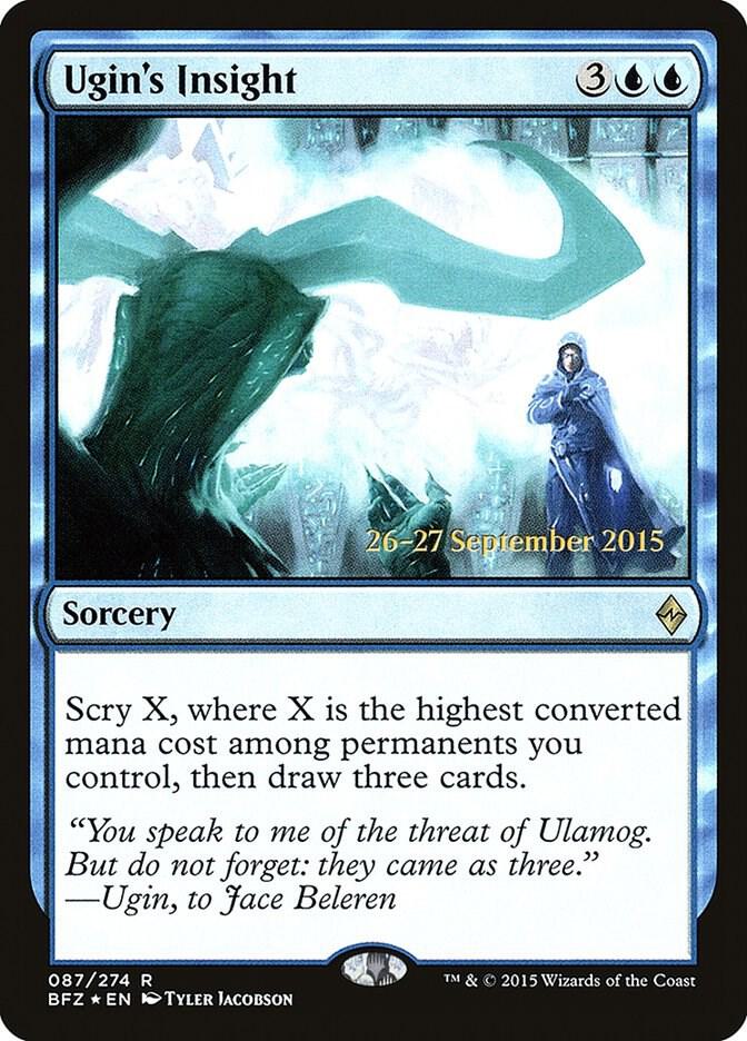 Ugin's Insight [Prerelease Cards] 87