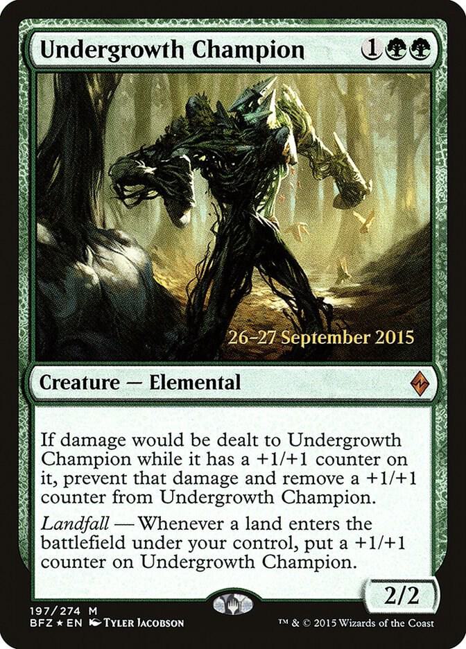 Undergrowth Champion [Prerelease Cards] 197
