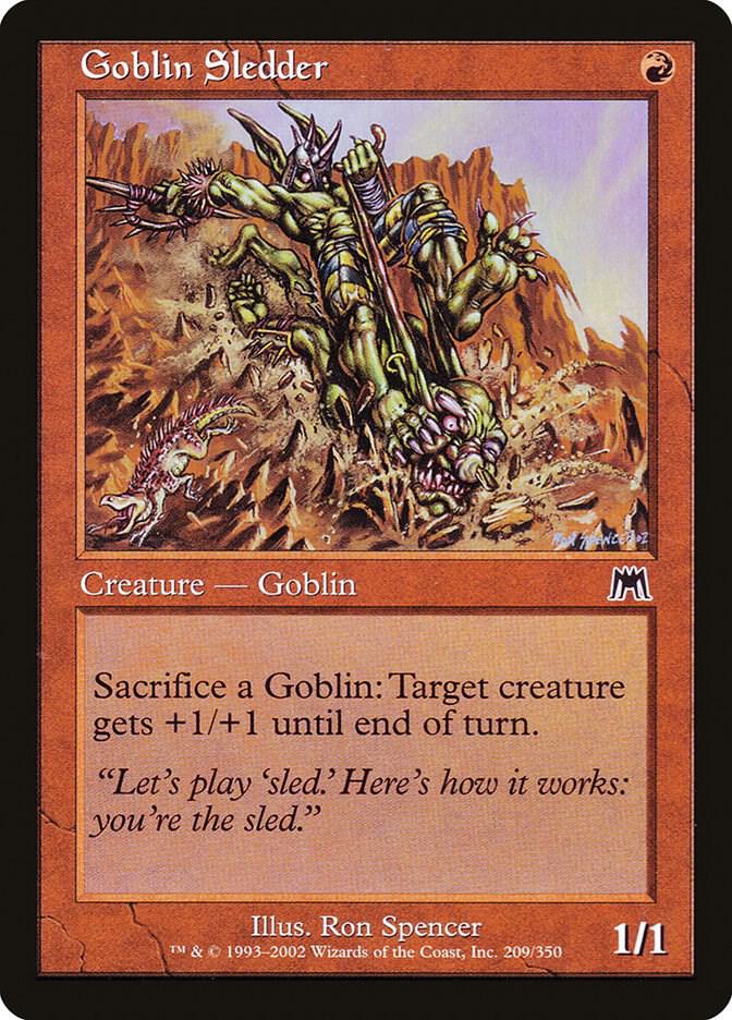 Goblin Sledder [Onslaught] 209