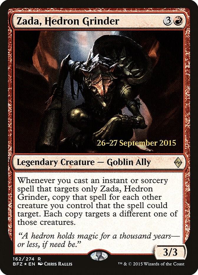 Zada, Hedron Grinder [Prerelease Cards] 162