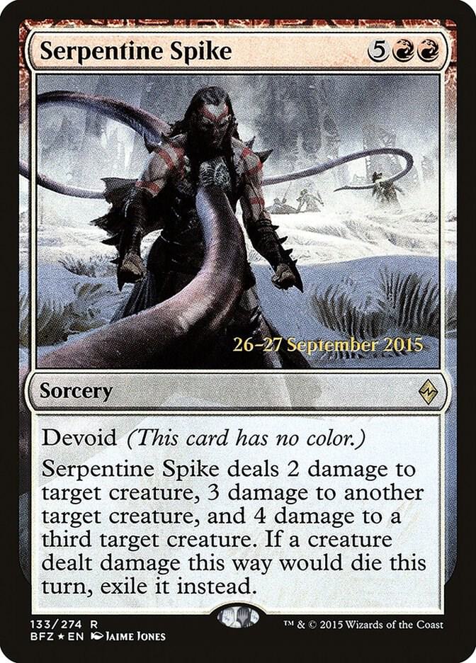 Serpentine Spike [Prerelease Cards] 133