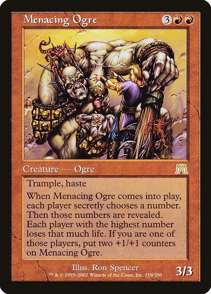 Menacing Ogre [Onslaught] 219