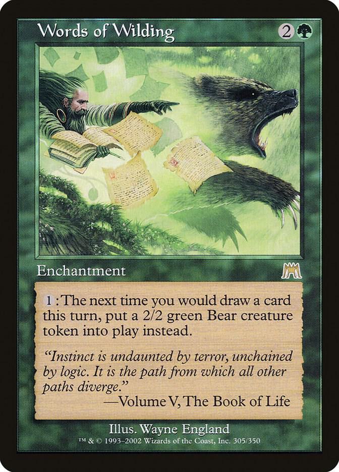 Words of Wilding [Onslaught] 305