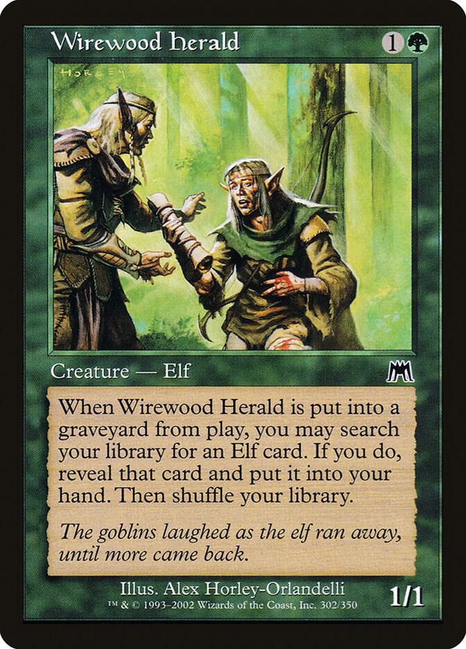 Wirewood Herald [Onslaught] 302