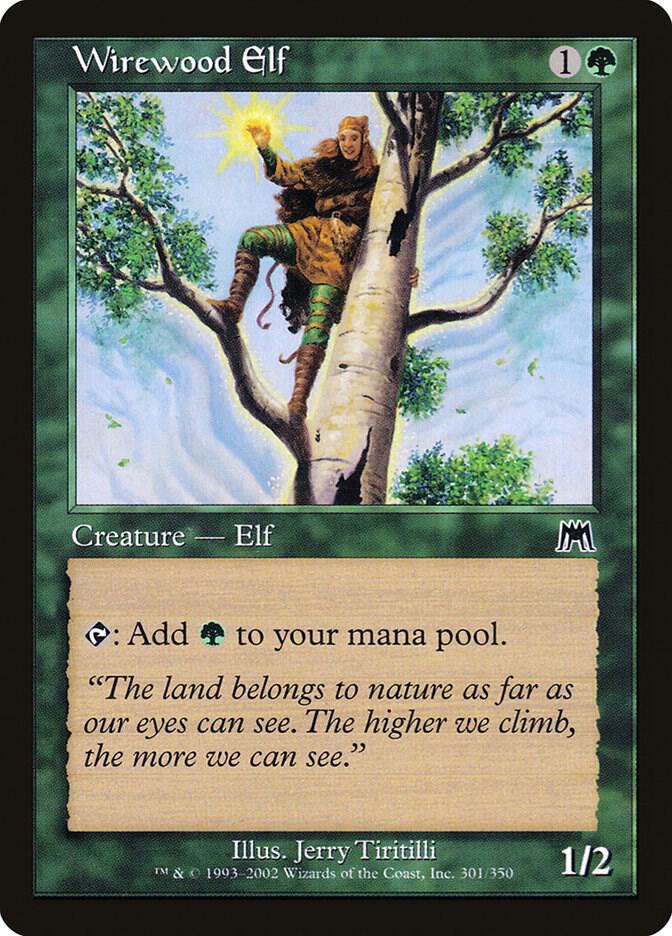 Wirewood Elf [Onslaught] 301