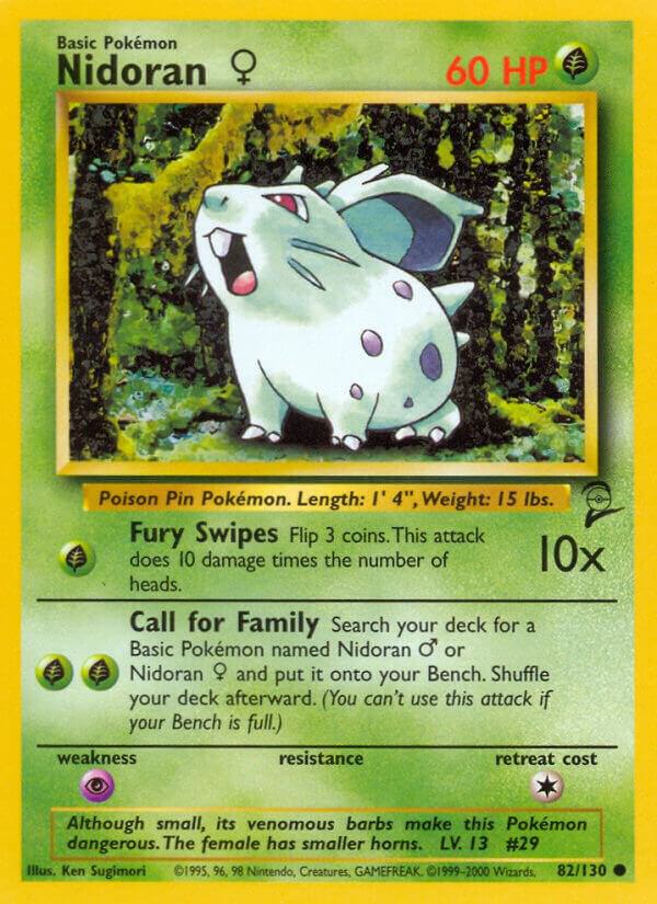 Nidoran F [Base Set 2] 082/130