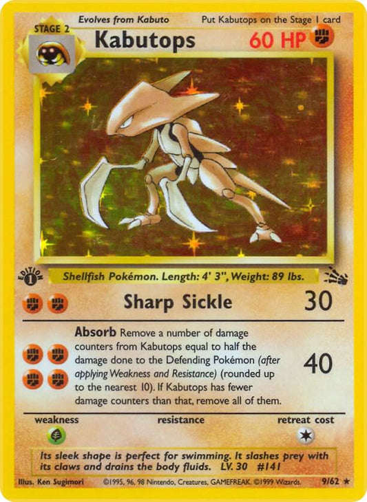 Kabutops (9) [Fossil] 09/62
