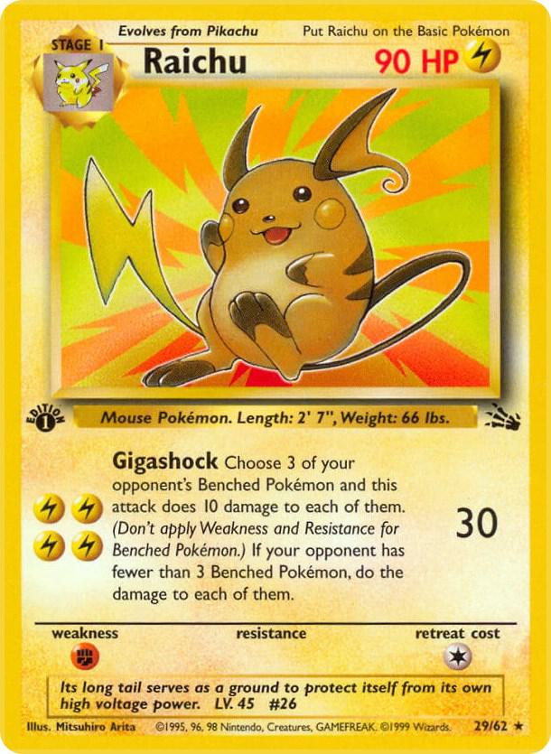 Raichu (29) [Fossil] 29/62