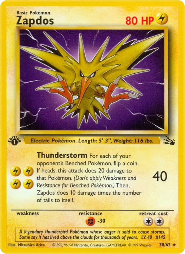 Zapdos (30) [Fossil] 30/62
