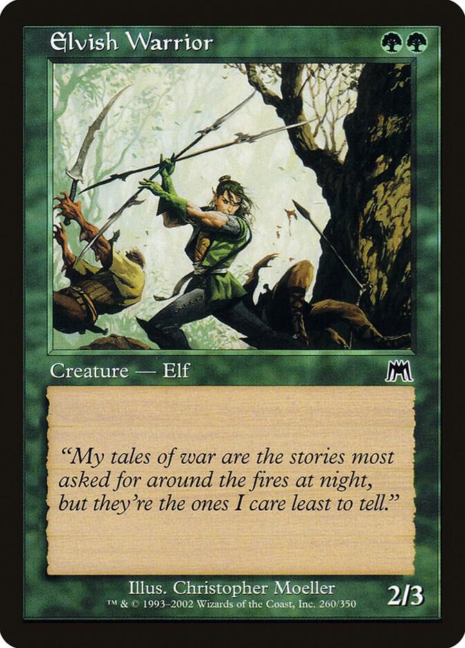 Elvish Warrior [Onslaught] 260