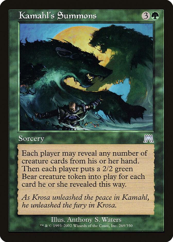 Kamahl's Summons [Onslaught] 269