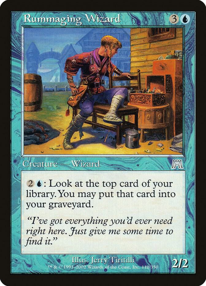 Rummaging Wizard [Onslaught] 110