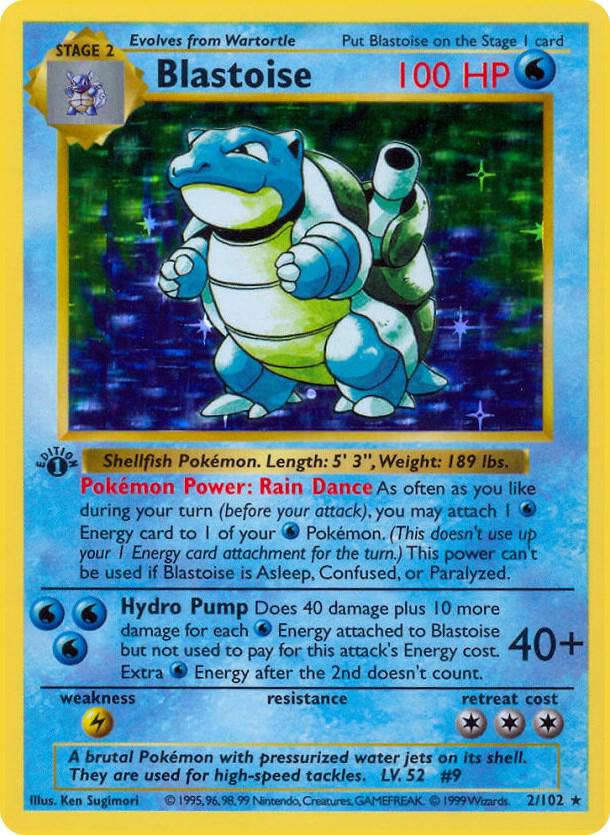 Blastoise [Base Set (Shadowless)] 002/102