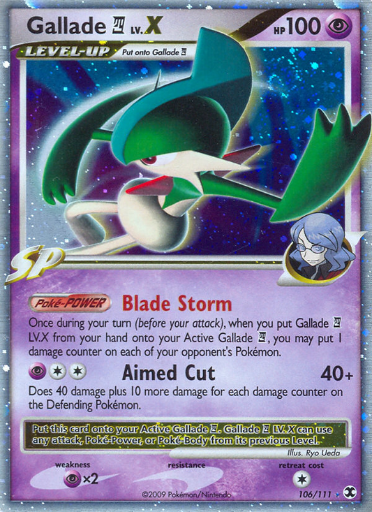 Gallade E4 LV.X - 106/111 Rising Rivals