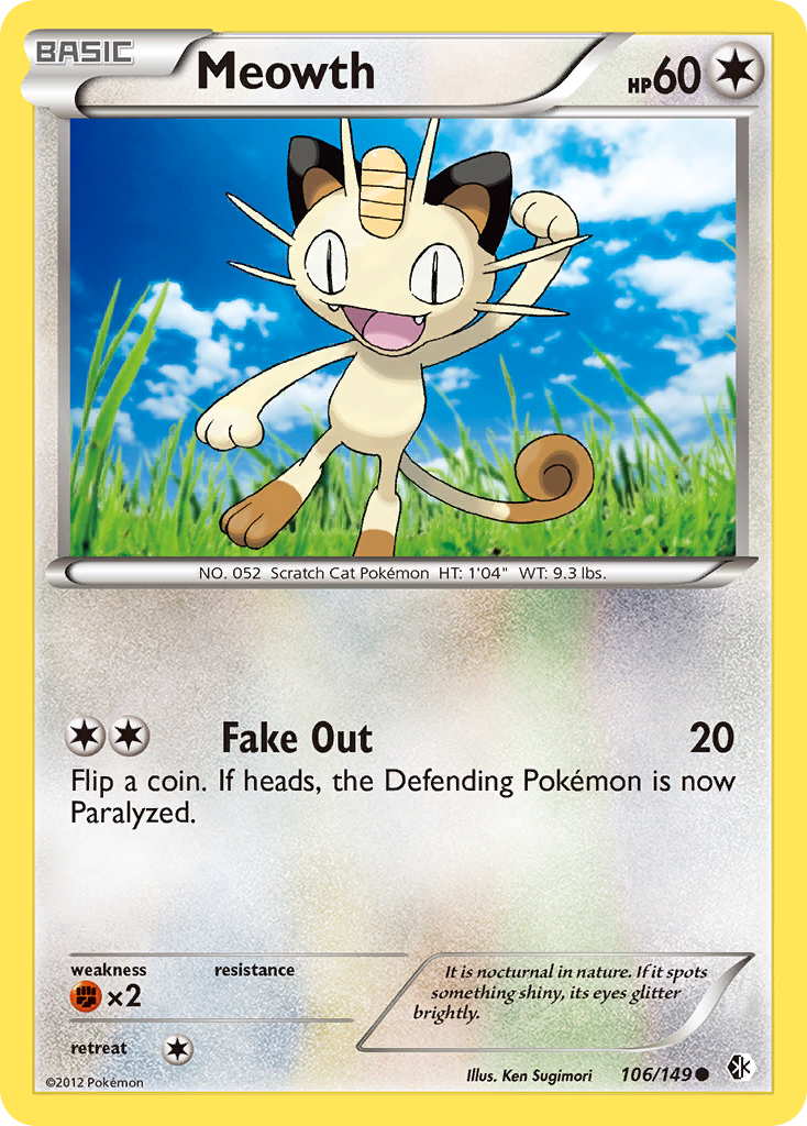 Meowth - 106/149 Boundaries Crossed