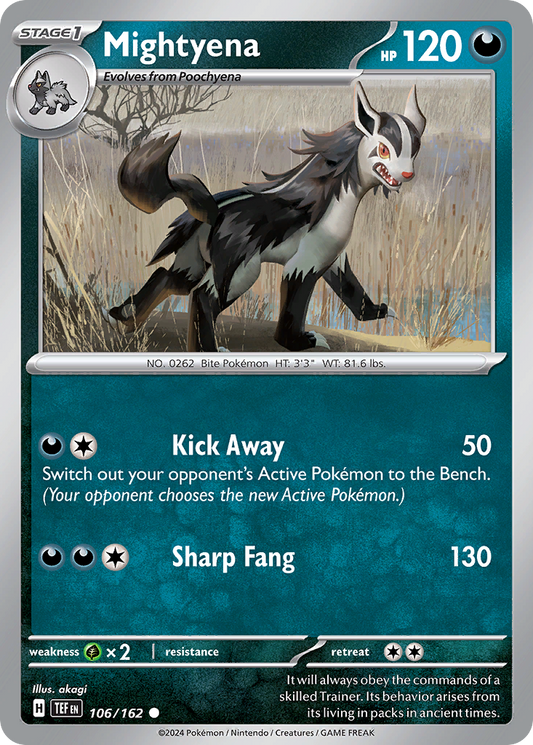 Mightyena - 106/162 Temporal Forces