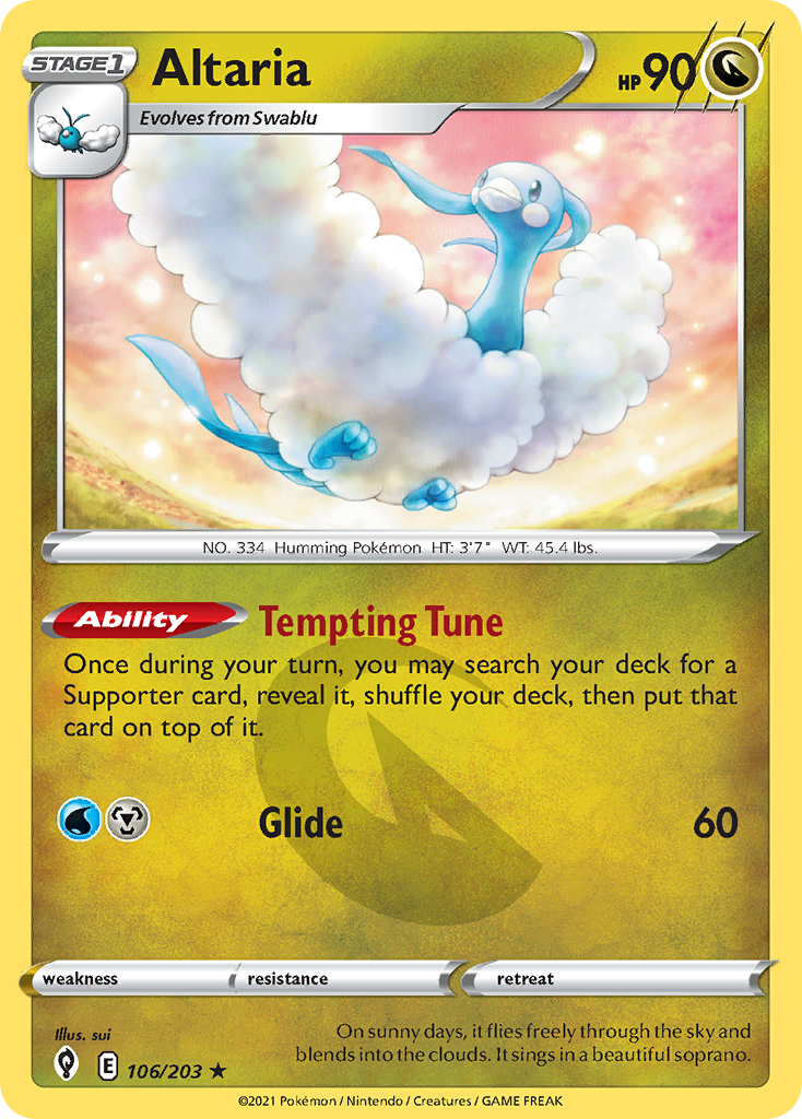 Altaria - 106/203 Evolving Skies